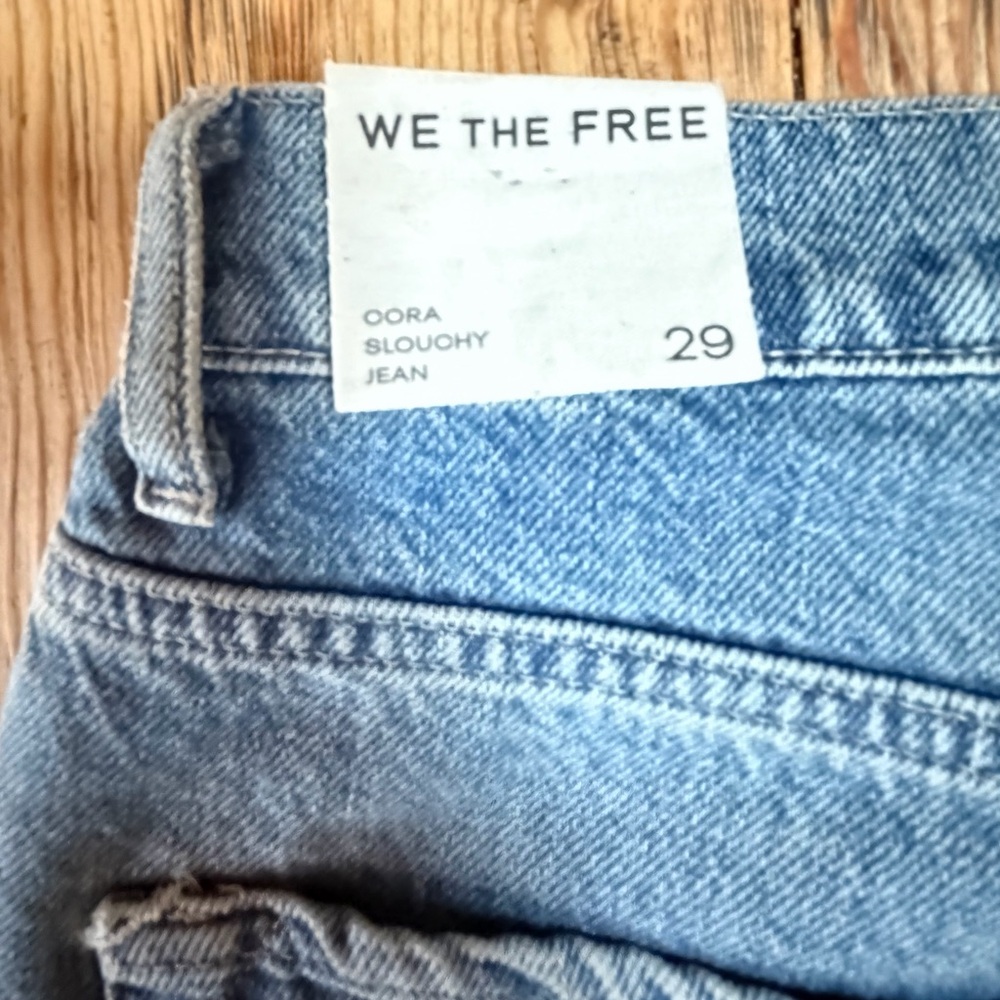 NWT Free People We The Free Cora Slouchy Jeans - Picture 13 of 13
